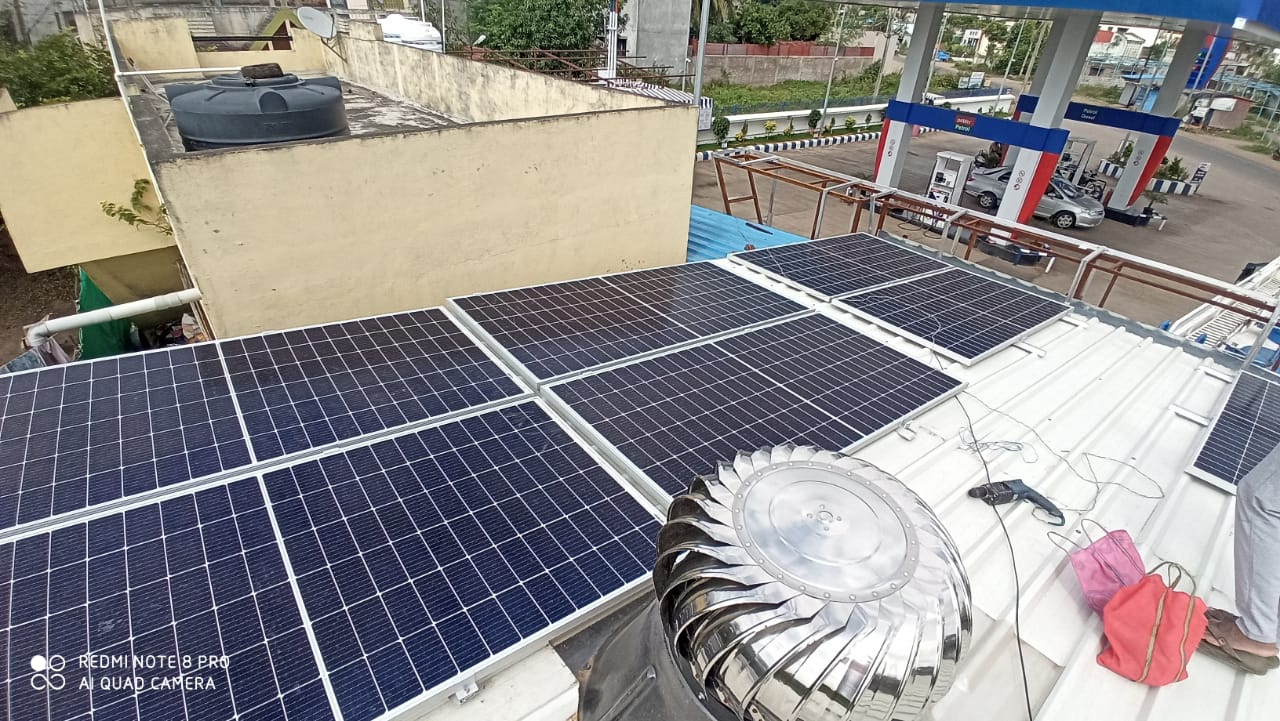 Rajmane Petrol Pump 10 KWP
